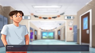 Summer Time Saga (PT 7) - Gave the science teacher 5 Orgasms in class