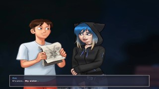 Summer Time Saga (PT 7) - Gave the science teacher 5 Orgasms in class