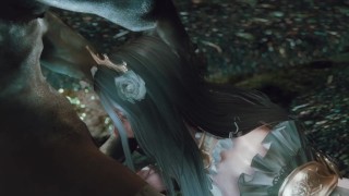skyrim Beautiful and kind elf princess part2