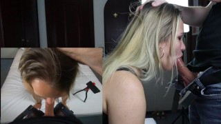 Amateur Teen Fast Deepthroat Big Cock and Swallow Cum