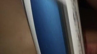 Sabrina fucking her baseball bat