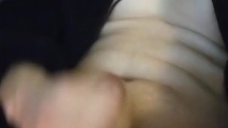 Stroking my freshly shaved cock and cumming