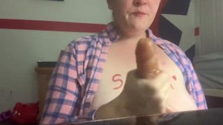 Deepthroating my toy for Daddy - K Valium