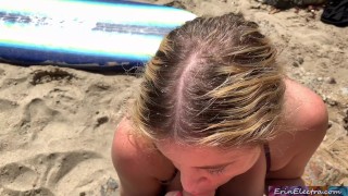 Cheating wife gets creampie from surf instructor - Erin Electra