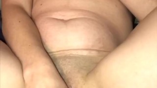 Wife has G-Spot orgasm with vibrator and finger deep in her ass stimulating