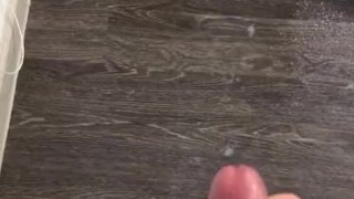 Piss and Cum on Friends Floor
