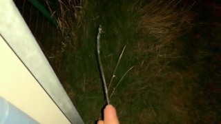 Naughty boy piss and spit public