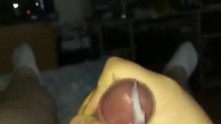Huge cumshot [slo mo]