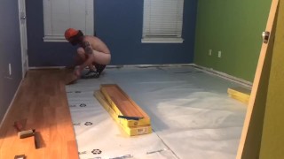 Laying wood