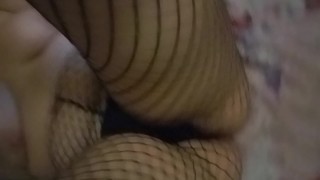 Fishnets and ass shakes