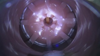 Inside Daddy's cum dumpster as he shoots a loud moaning orgasm