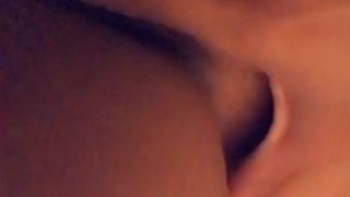Cute sub pleasuring herself