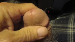 Edging with pre-cum