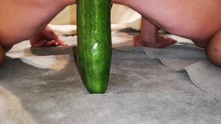 big cucumber deep in my ass
