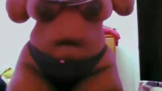 BBW in hat and a wedgie