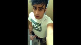 College toilet jerking is like EDGING cause someone is still coming