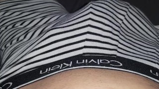 Cum through underwear