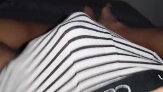 Cum through underwear