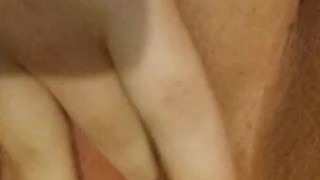 Playing with my little pink pussy