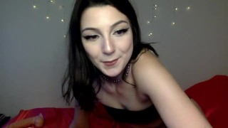 TEEN CAMGIRL FISHNET STOCKINGS BEDROOM WEBCAM LIVESTREAM CHATURBATE PT 2