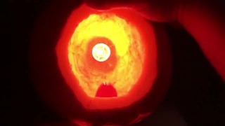 Using A Jackoff Lantern As A Cumslut Hotwife #Halloween2019