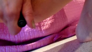 masturbate with dildo my wet pussy