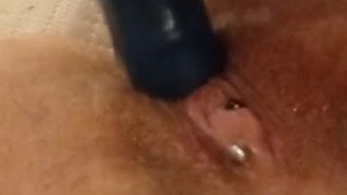 Big blue dildo