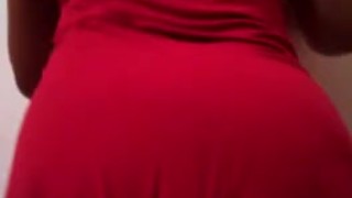 Latin student moves her ass for her teacher and sends her the video