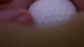 Sticking a golfball up my ass for the first time