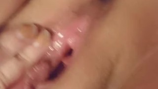 Sweet Creaming cum out my pussy 
