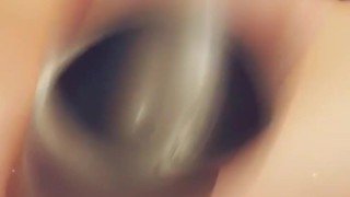 PAWG takes BBC Dildo with butt plug Needs it HARD. Creamy pussy dripping!!