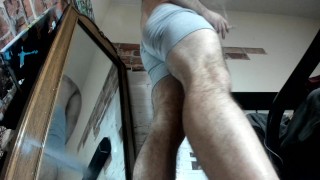 UNDERWEAR FETISH - STR8BOYPAULIE - HAIRY - CUMSHOT - AMATEUR HOT