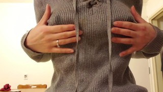 Getting my panties wet with milk