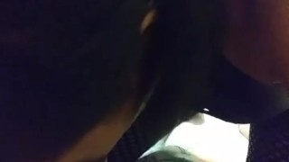 Cat woman sucked me until I nutted