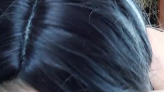 Practicing dick sucking for Daddy