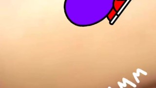 Fuck Ton of Nut Dripping Out Tight Ebony Pussy