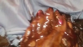 Chocolate Feet 