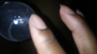 Just a little post play sticky juice. ;)