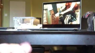 Cumshot #2 over kimmys feet , stamina test request by @kimmysfeet 