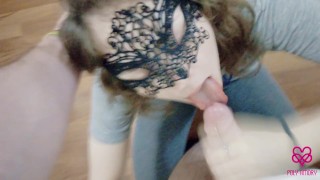 Blowjob from teen Hannah