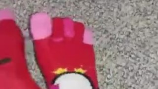 My toesock play