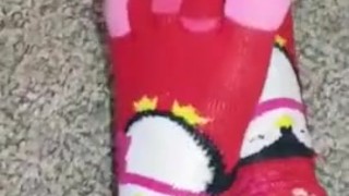 My toesock play