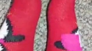 My toesock play