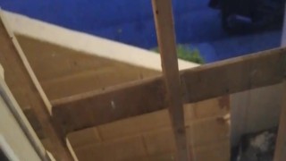 Jerking Off My Big Uncut Cock Public On My Window Till I Cum - Camilo Brown