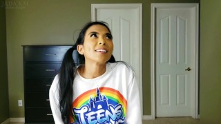 Pinay Teen Sucks and Fucks Stepdaddy For Money