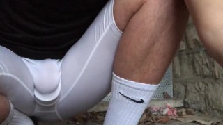 Using Abandoned House to Show Off my COCK