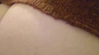 Working with big toy in my hole