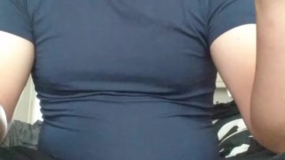 Gainer eating some pastries