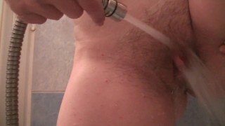 Masturbation Shower Hairy Pussy