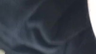 Straight man jerks off and cums on self